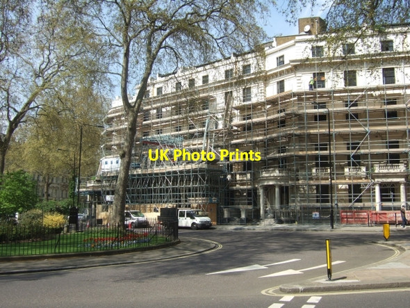 Photo 6"x4" Scaffolding in Sussex Gardens Paddington\/TQ2681 c2010