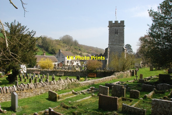 Photo 6"x4" Upwey: Church of St. Laurence and Churchyard Elwell\/SY6684 c2010