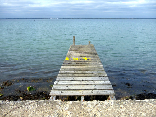 Photo 6"x4" Small Jetty near The Common, Yarmouth, Isle of Wight Yarmouth c2009