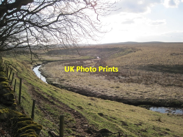 Photo 6"x4" Tipalt Burn near Scotchcoultard Rushey Hill c2010