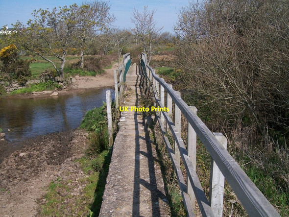 Photo 6"x4" Footbridge over Afon Erch Pwllheli c2010