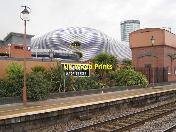 Photo 6"x4" Moor Street station landscaping Birmingham c2010