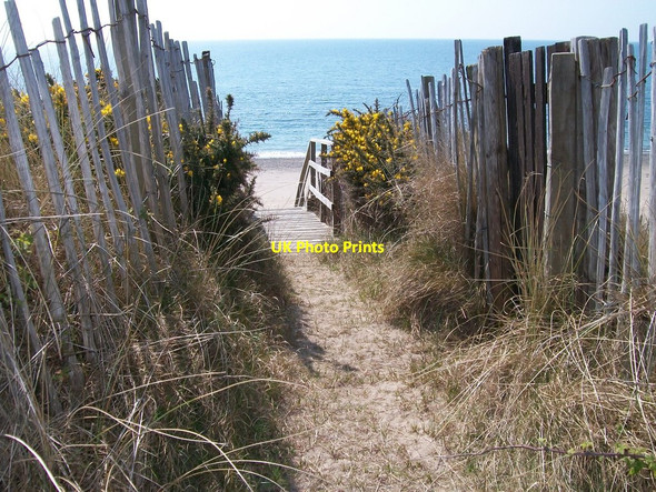 Photo 6"x4" Access to the beach at Abererch Sands Pwllheli c2010