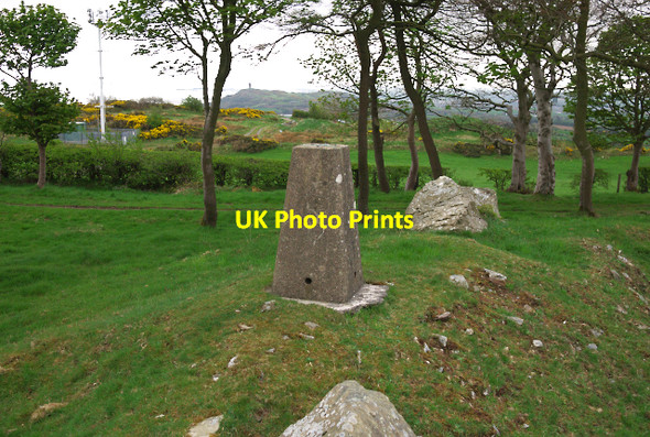 Photo 6"x4" Cairngaver Triangulation Pillar Newtownards c2010