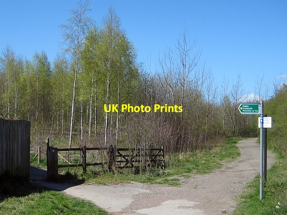 Photo 6"x4" Access routes to Lofthouse Colliery Nature Park Carr Gate c2010