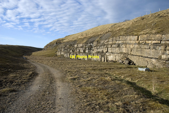 Photo 6"x4" Greenleighton Quarry Dyke Head\/NZ0291 c2010