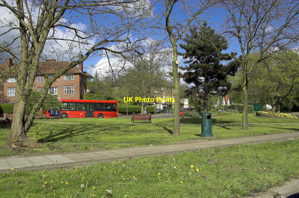Photo 6"x4" Grassland between Watford Way and Victoria Road, Mill Hill, NW7 Edgware c2010