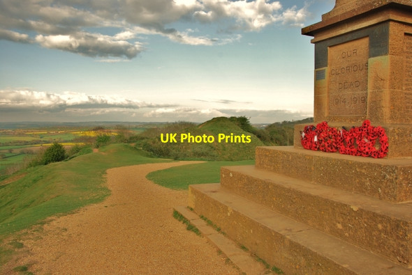 Photo 6"x4" Ham Hill Country Park: View from the War Memorial Stoke Sub Hamdon c2010