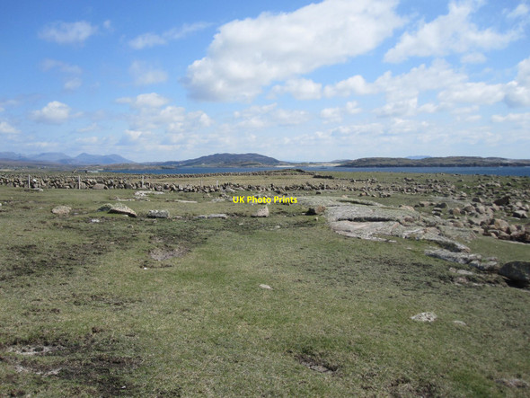 Photo 6"x4" Omey Island: rock-strewn grassland on the southern coast Claddaghduff c2010