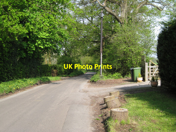 Photo 6"x4" Lane to Pinley past Nunhold Grange Little Shrewley c2010