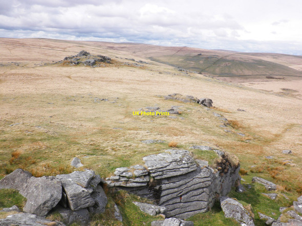 Photo 6"x4" Moorland view, Beardown Tors Two Bridges\/SX6075 c2010