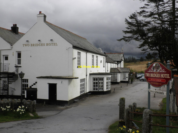 Photo 6"x4" The Two Bridges Hotel, Devon Two Bridges\/SX6075 c2010