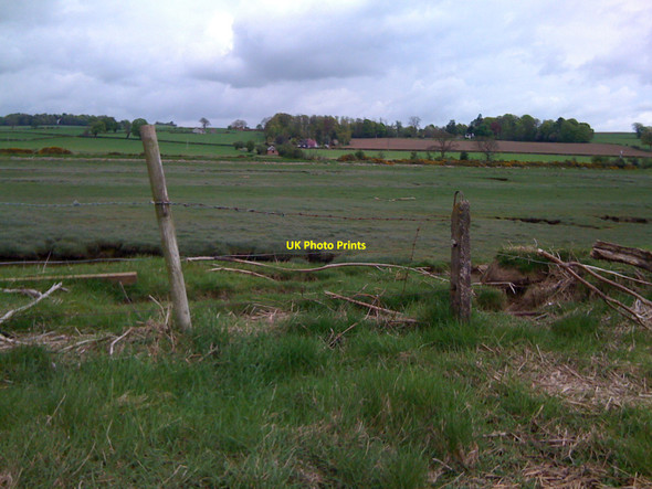 Photo 6"x4" High Kelton seen from the riverside across the Merse Kelton\/NX9870 c2010