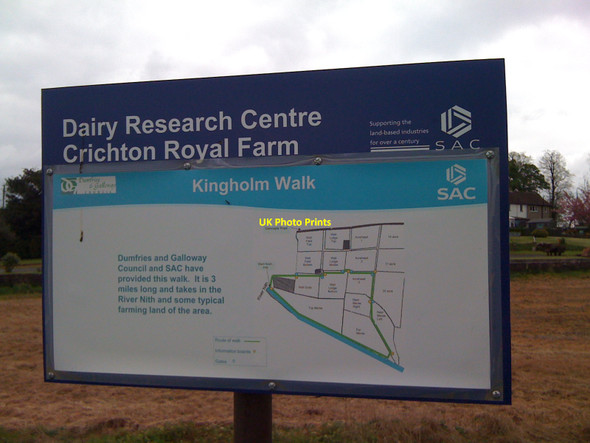 Photo 6"x4" Kingholm walk sign Kingholm Quay c2010