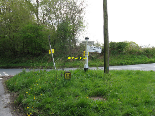 Photo 6"x4" Signs on signpost Lions Green c2010