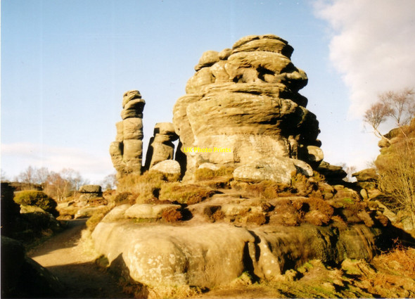 Photo 6"x4" Brimham Rocks, North Yorks Knoll Top c1996