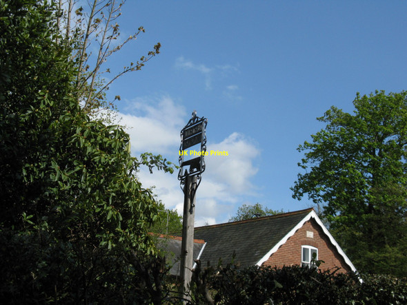 Photo 6"x4" Village sign for Little London Heathfield\/TQ5821 c2010