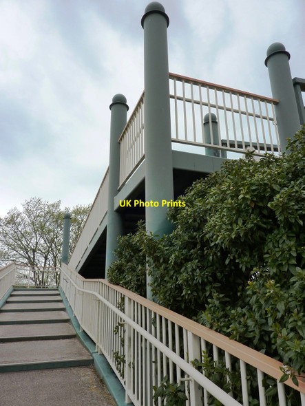 Photo 6"x4" Footbridge over Brixham Road to Harberton Close Paignton c2010