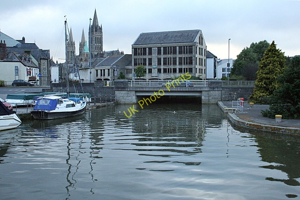 Photo 6"x4" River Allen just before it joins the Truro River Truro c2009