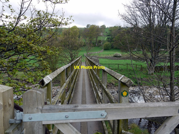 Photo 6"x4" Ponder Lane Bridge over the River Wear East Blackdene c2010