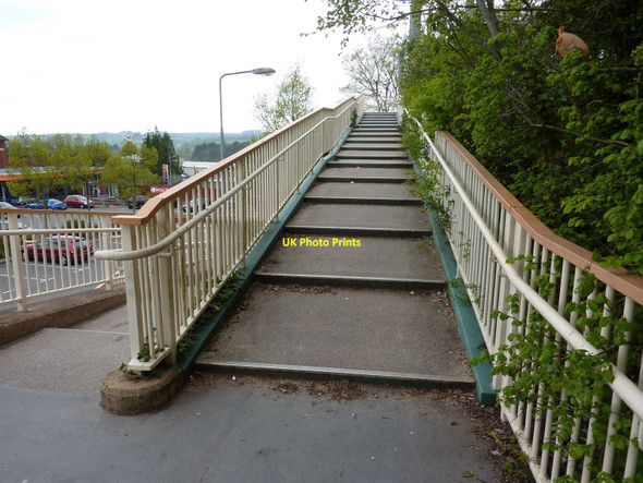 Photo 6"x4" Footbridge, from Sainsbury's to the Roselands estate Paignton c2010