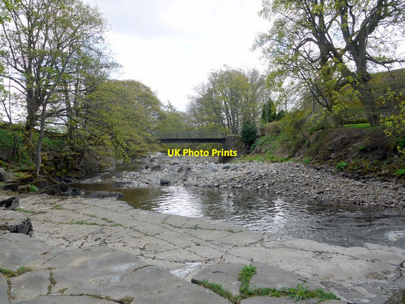 Photo 6"x4" Footbridge over the River Wear east of Bridge End Ford New Ho\/NY8738 c2010