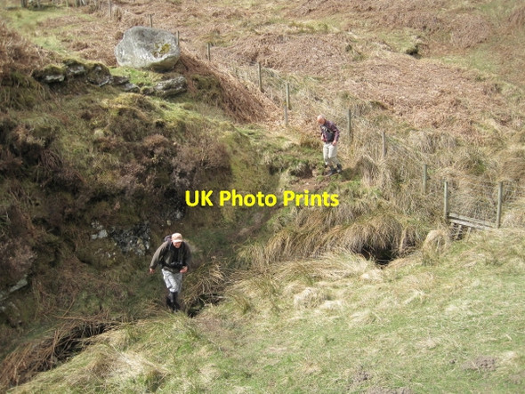 Photo 6"x4" Footpath crossing Wobiegill Sike Gilsland\/NY6366 c2010