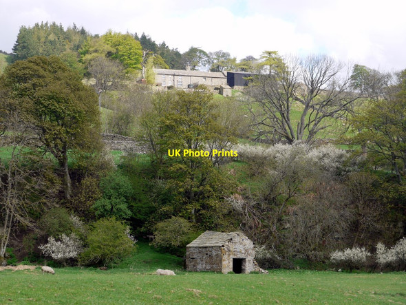 Photo 6"x4" Small hut west of Middle Blackdene New Ho\/NY8738 c2010