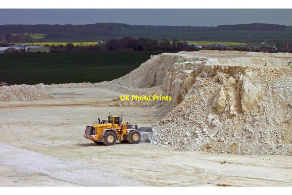 Photo 6"x4" Working Face at Melton Ross Quarry Melton Ross c2010