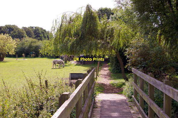 Photo 6"x4" Bridge over the River Colne, London Colney Broad Colney c2009