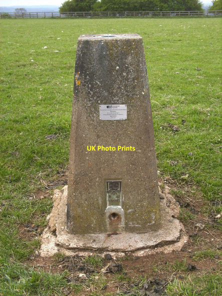 Photo 6"x4" Muswell Hill Trig Point Piddington\/SP6417 c2010
