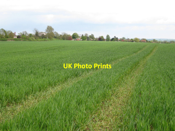 Photo 6"x4" Field west of Hampton on the Hill Hampton on the Hill c2010