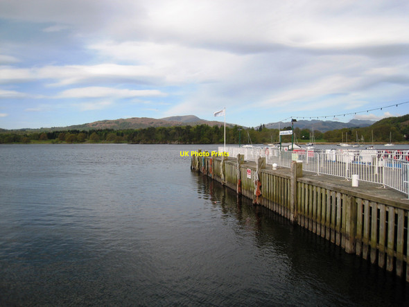 Photo 6"x4" Lake Windermere and Ambleside Pier Ambleside c2010