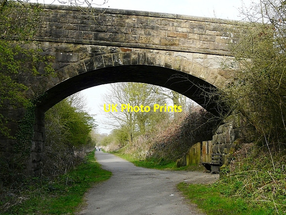 Photo 6"x4" Bridge over cycleway Camerton\/NY0330 c2010