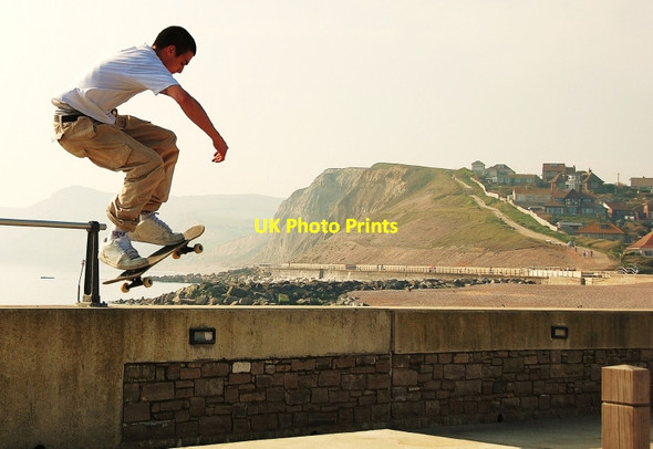 Photo 6"x4" West Bay: Leaving the Pier! Bridport c2007