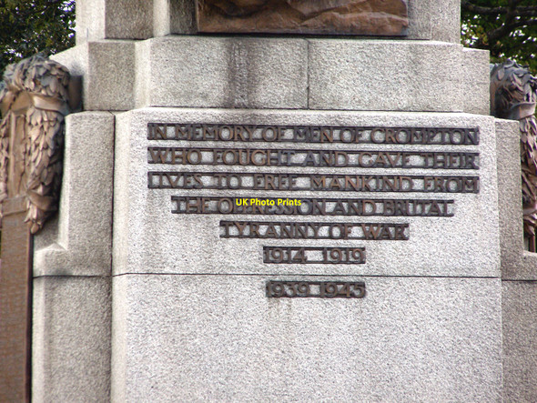 Photo 6"x4" War Memorial (dedication) Shaw\/SD9308 c2010