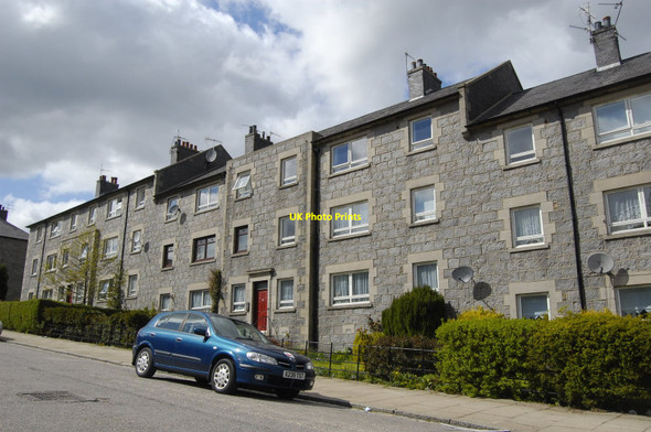 Photo 6"x4" Granite terrace, Printfield Walk, Aberdeen Aberdeen\/NJ9206 c2010