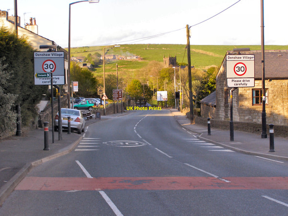 Photo 6"x4" Denshaw Village Denshaw c2010