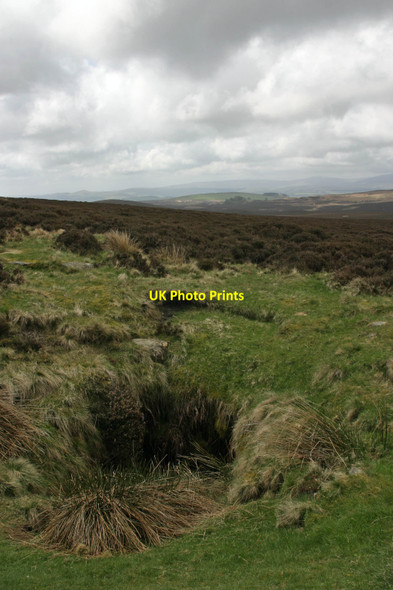 Photo 6"x4" Cateran Hole looking towards Blawearie Eglingham c2010