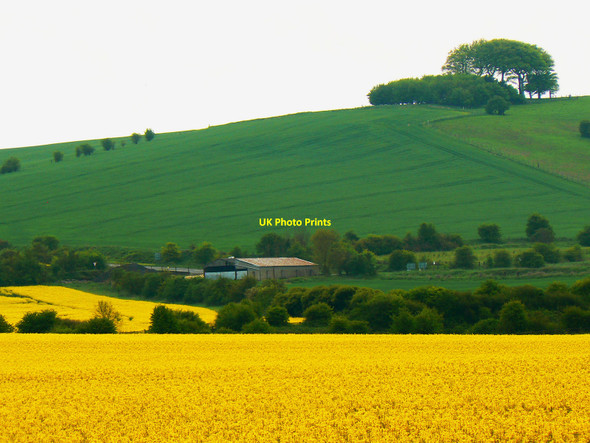Photo 6"x4" Farm buildings near Liddington Hill, Swindon Liddington c2010