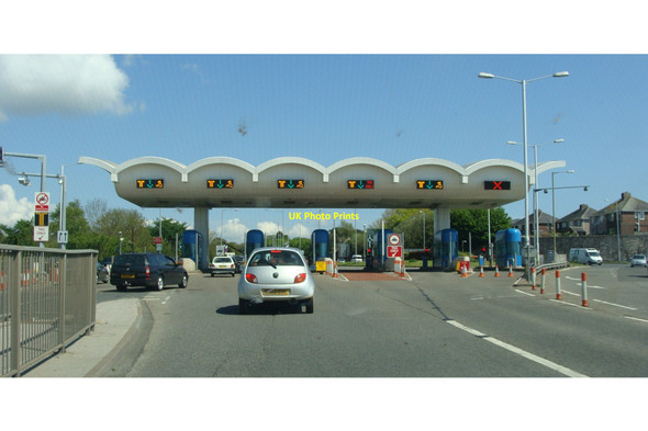 Photo 6"x4" Toll Plaza, Tamar Bridge, Plymouth Saltash\/SX4258 c2010