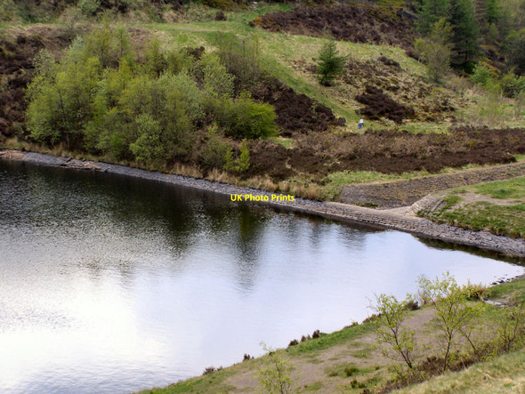 Photo 6"x4" Brushes Clough Reservoir Shaw\/SD9308 c2010 P1