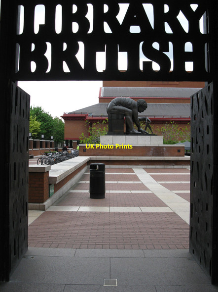 Photo 6"x4" Entrance to the British Library London c2010