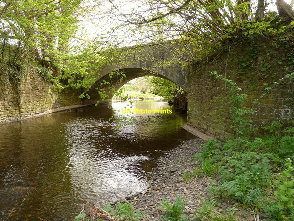 Photo 6"x4" Taw Bridge on the river Taw as seen from downstream Brushford\/SS6707 c2010