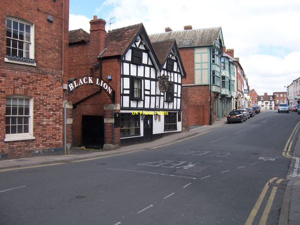 Photo 6"x4" Black Lion Pub - Hereford Hereford c2010