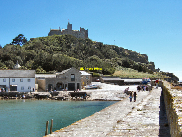 Photo 6"x4" St Michael's Mount, The Harbour Marazion c2005