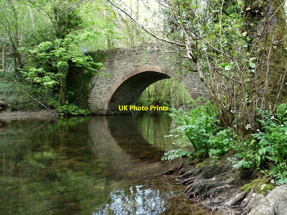 Photo 6"x4" Collard Bridge on the River Yeo as seen from downstream Goodleigh\/SS5934 c2010