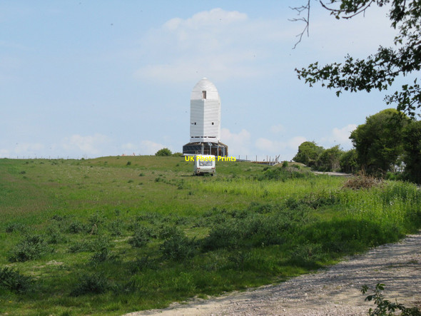 Photo 6"x4" New Windmill under construction near Kingston Lewes c2010