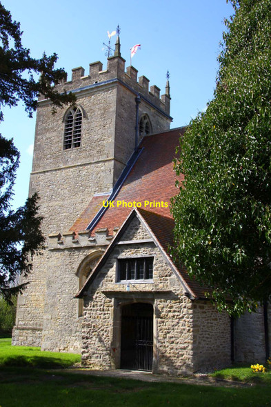 Photo 6"x4" St Mary's Church porch in Chalgrove Chalgrove c2010