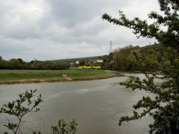 Photo 6"x4" River Adur near Dacre Villa Coombes c2010